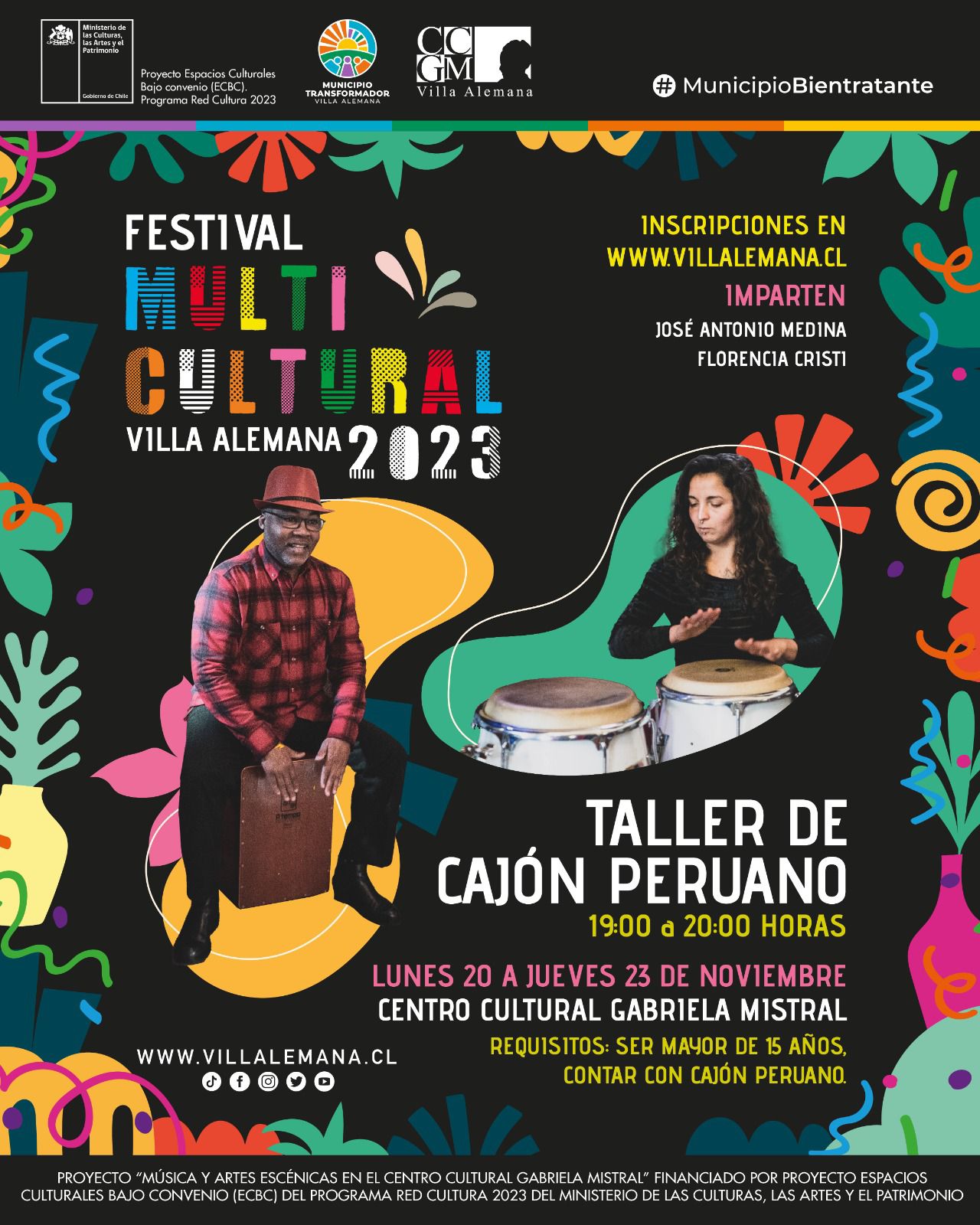 Taller Cajón Peruano – Semana Multicultural 2023