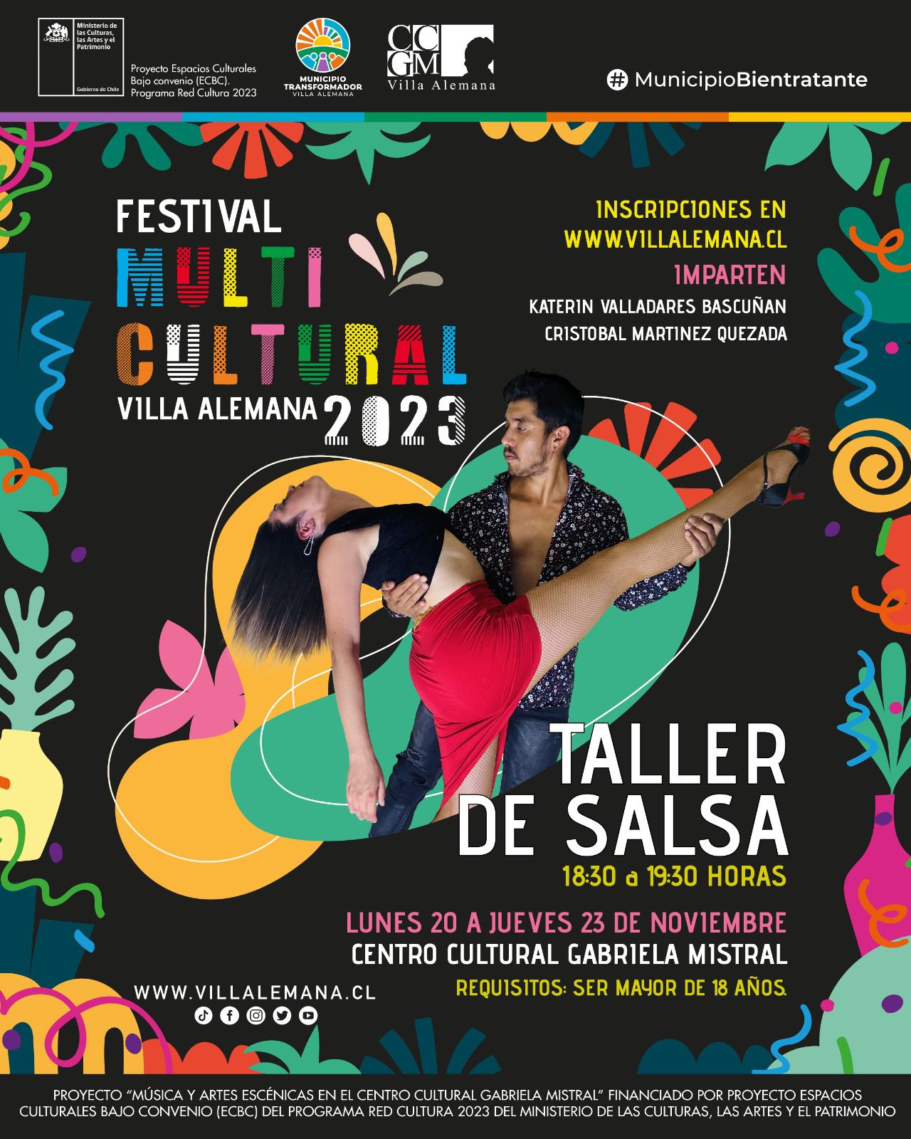 Taller de Salsa – Semana Multicultural 2023
