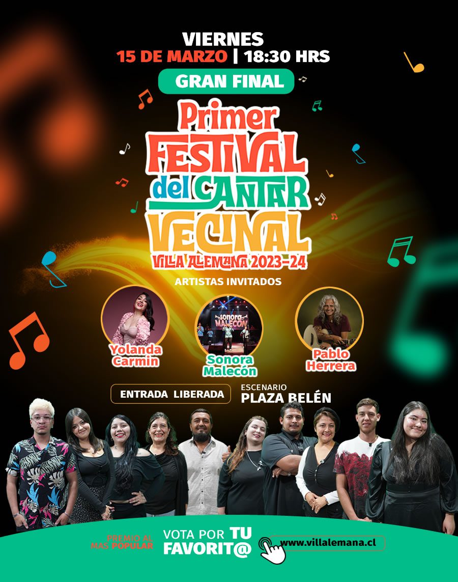 FINAL – Primer Festival del Cantar Vecinal de Villa Alemana 2023-24